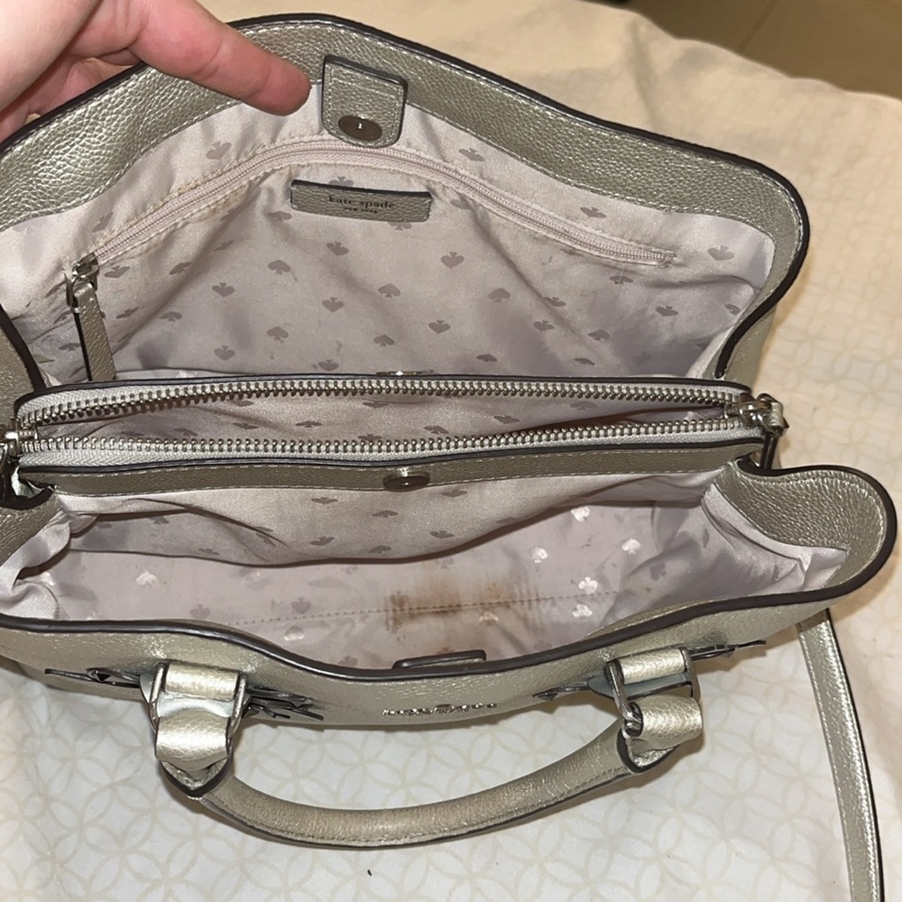 Kate spade vintage leather crossbody minor wear pictured beautiful bag - Picture 9 of 12